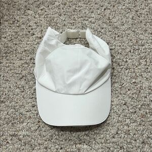 Lululemon Ponytail Hat white